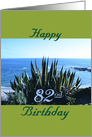 Birthday, 82nd, Century plant, poem, Ocean beach card