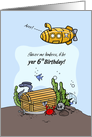 6th Birthday - Pirates Treasure Chest card