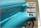 Father’s Day, for Nephew, Hot Rod, humorous card