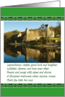 St. Patrick’s Day, Parke’s Castle, Irish Poem, Shamrocks card