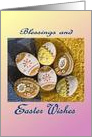 Easter Wishes for Son and Family Religious Pysanky Eggs card