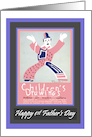 Father’s Day, first, vintage clown card