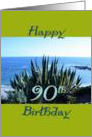 Birthday, 90th, poem card