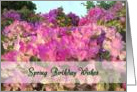 Birthday, spring, Bougainvillea card