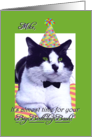 Birthday, Tuxedo Cat card