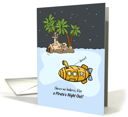 A Pirate's Night Out - Party, Getogether card (1263144)