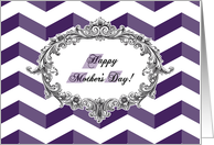 Mother’s Day 3D Chevrons with French Antique ’Frame’ card