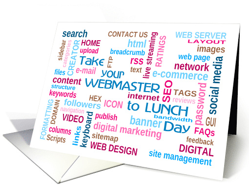 Take Your Webmaster to Lunch Day, July 6 card (1440948)