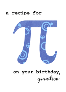 Birthday on Pi Day...