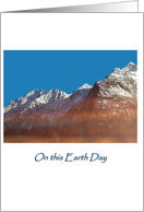 Earth Day, Mountains, Italian Alps, Nature card