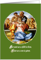 Christmas, joy, Holy Family, bible verse card