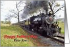 Happy Father’s Day, for son, steam train card