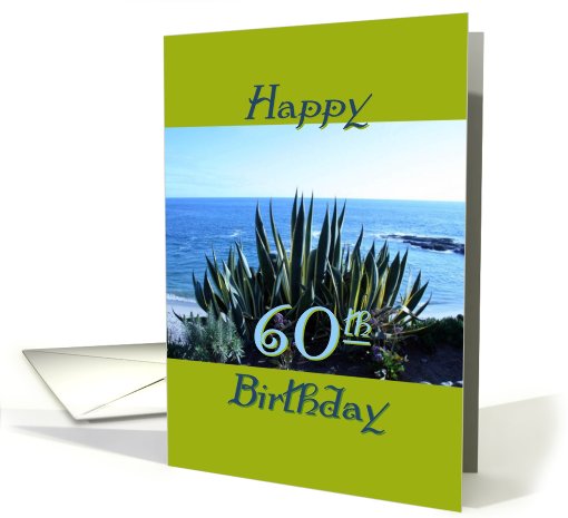 Birthday, 60th card (823626)