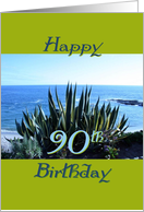 Birthday, 90th, poem card