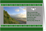 St. Patrick’s Day, Friendship, Photogaph of Ireland, Irish Saying card