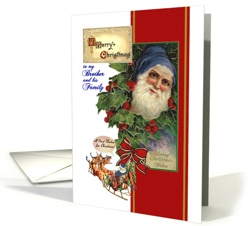 Christmas for Brother and his Family, Vintage Santa,... (969269)