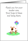 Cute Dogs, Thank You Mom, Balloons, Happy Mother’s Day Card