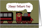 Train, Puppy Dog, Happy Father’s Day Card