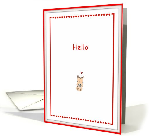Hello I Love You card (667928)