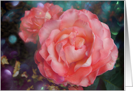 Romantic Roses, Blank Inside card