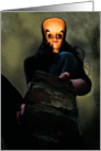Alien Alina staring down card