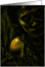 Zombie woman card