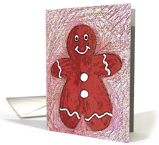 Gingerbread Man card (681120)