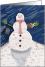 Christmas Snowman card