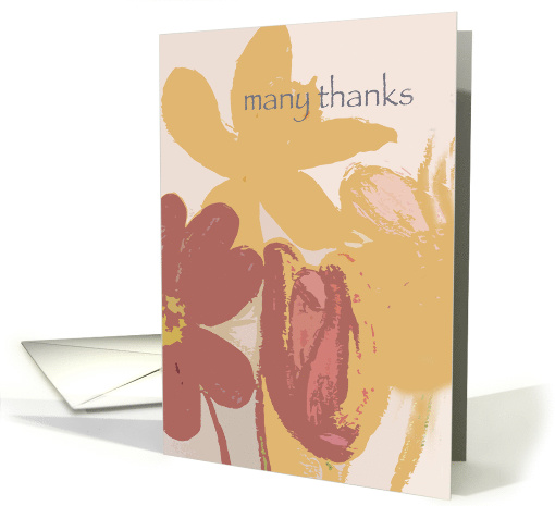 Thank You Card/Flowers card (697954)