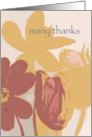 Thank You Card/Flowers card