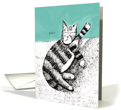 Cat Thank You card (698417)