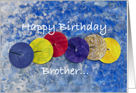 Happy Birthday Brother card