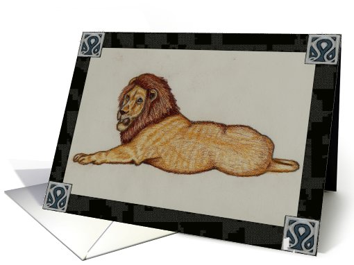 Leo Astrology Birthday card (679938)