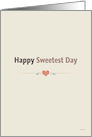 Happy Sweetest Day Card