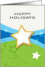 Happy Holidays, Stars Card