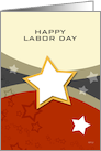 Happy Labor Day, Autumn Colors Holiday Card