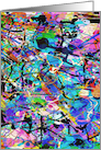 Colorful Abstract Expressionism, Blank card