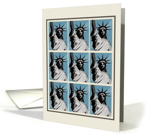 4th of July Statue of Liberty card (933335)