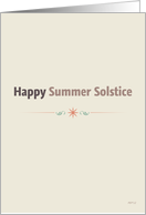 Happy Summer Solstice card