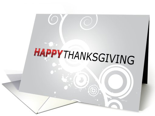 Happy Thanksgiving, Retro Design card (933848)