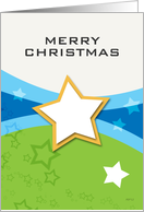 Merry Christmas, Stars Card