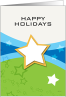 Happy Holidays, Stars Card