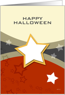 Happy Halloween, Autumn Colors Holiday Card