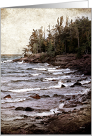 Lake Superior Thank You, Vintage Nature card