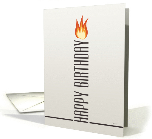 Happy Birthday Party Invitation, Candle card (939785)