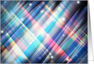 Colorful Abstract Space Digital Art, Invitation card