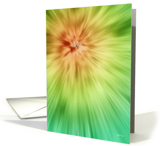 Colorful Tie Dye, Green And Yellow Invitation card (945493)