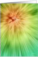 Colorful Tie Dye, Green And Yellow Invitation card