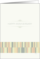 Happy Anniversary, Classic Colors card