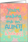Pregnancy Congratulations to My Sister You’re Making Me an Aunt card
